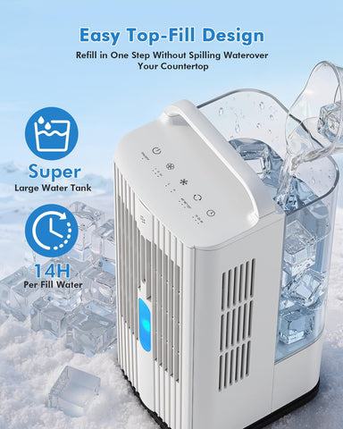 Wireless remote and 16.5 ft range offer convenient control