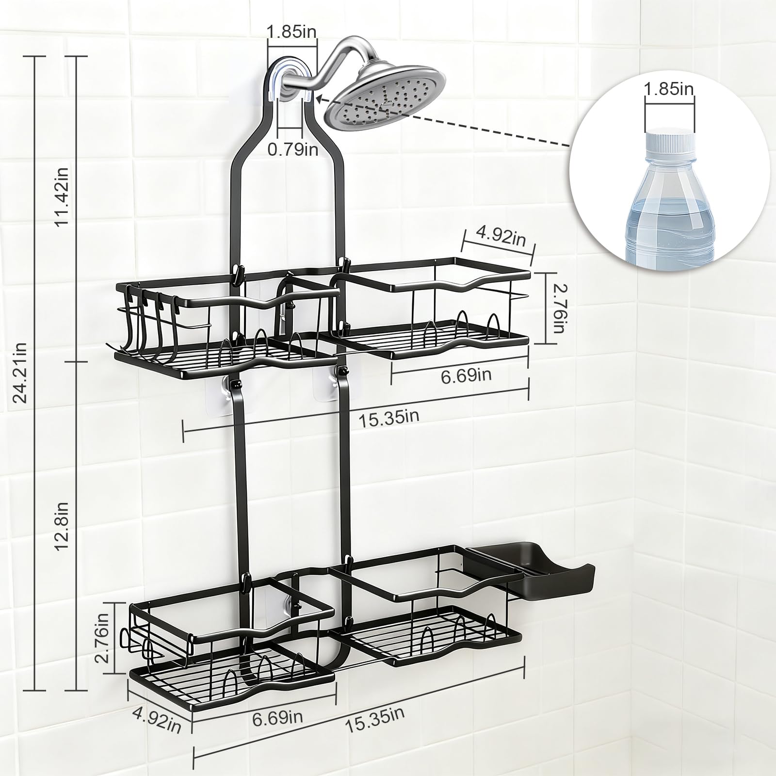 Depecal anti-slip caps and brackets improve stability and safety.