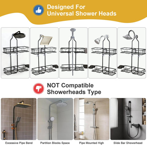 Depecal rustproof carbon steel stands up to humidity in bathrooms.