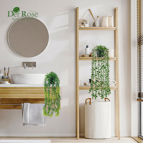 Der Rose mandala vine enhances walls with a lush, low-maintenance aesthetic.