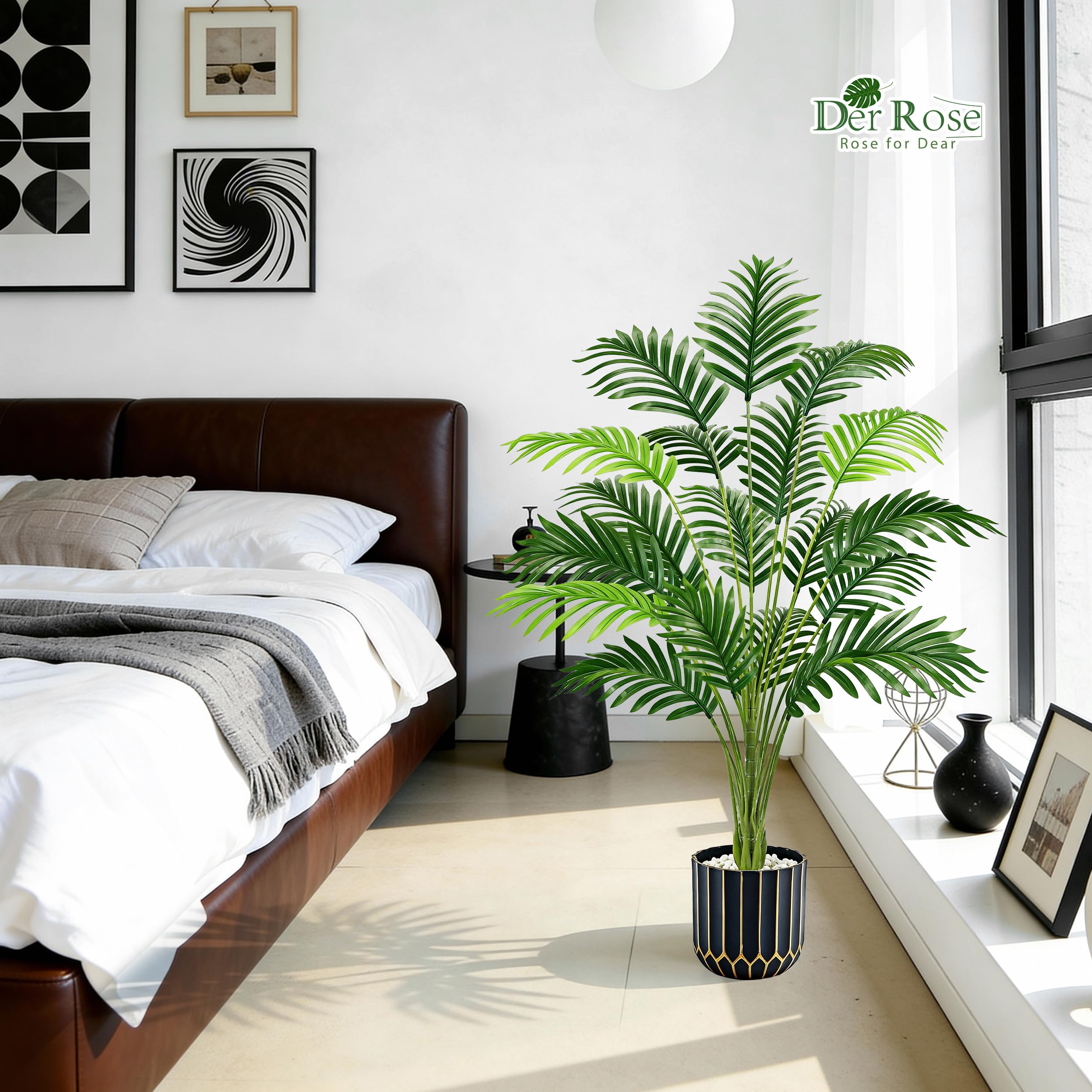 Der Rose low-maintenance palm silhouette without watering.