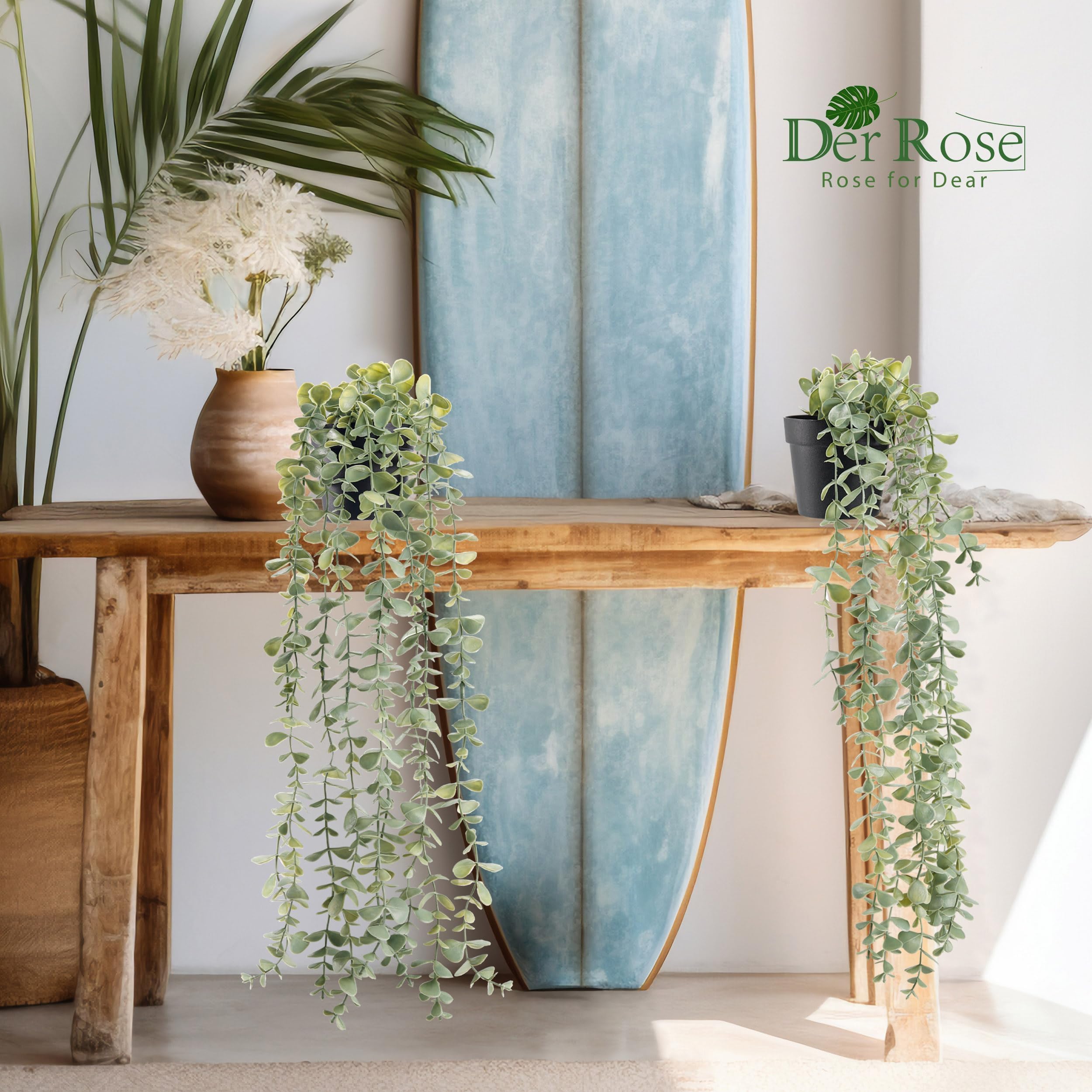 Der Rose realistic leaves for office decor and cozy corners