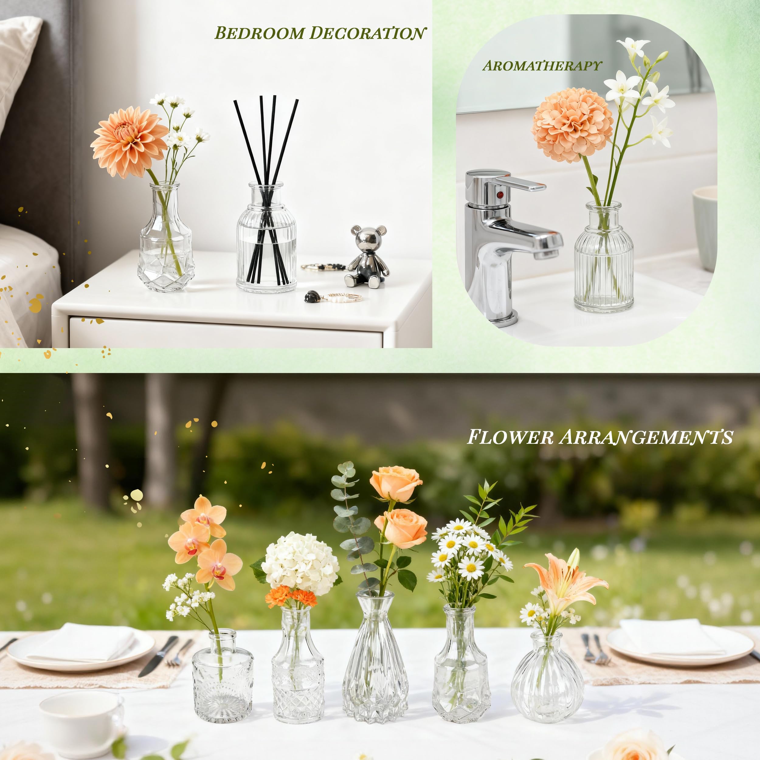 Der Rose safe-packaging vases protect fragile glass during transit.