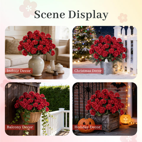 Der Rose season-long styling for window boxes and planters.