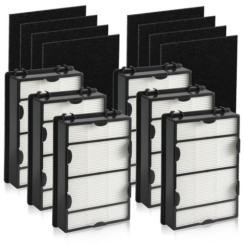 DerBlue hapf600 filter 6-pack for cleaner air in homes and offices.