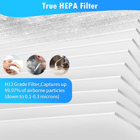 DerBlue long-lasting filter designed for extended use between changes