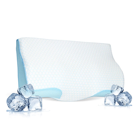Derila king-size cooling pillowcase on a pillow for cool, refreshed sleep.
