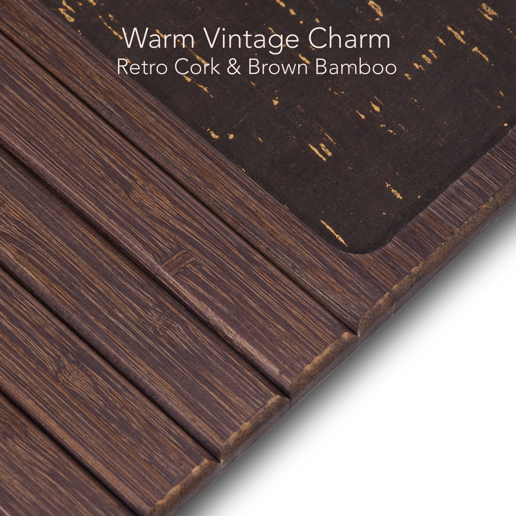 DETOR arm tray bamboo slats provide strong support on the armrest.