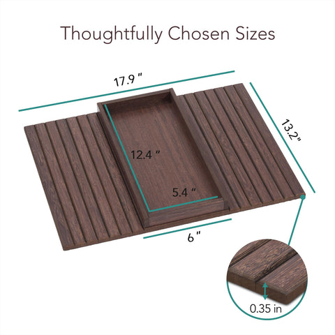 DETOR couch arm tray easy-to-clean keeps daily use simple.