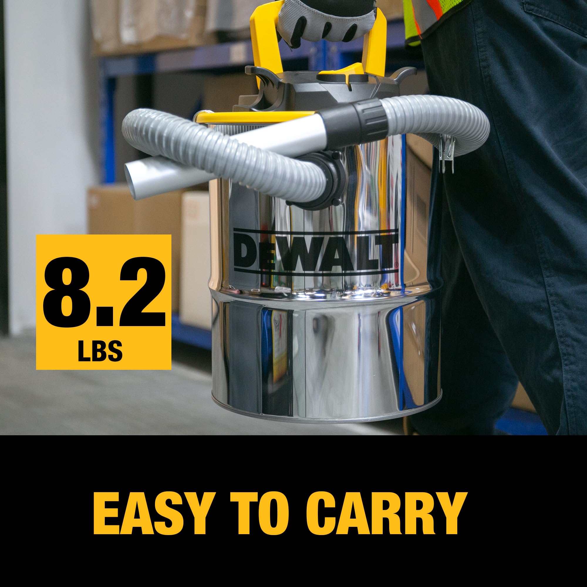 DEWALT DXV04A pre-filter explains easy maintenance and longer life