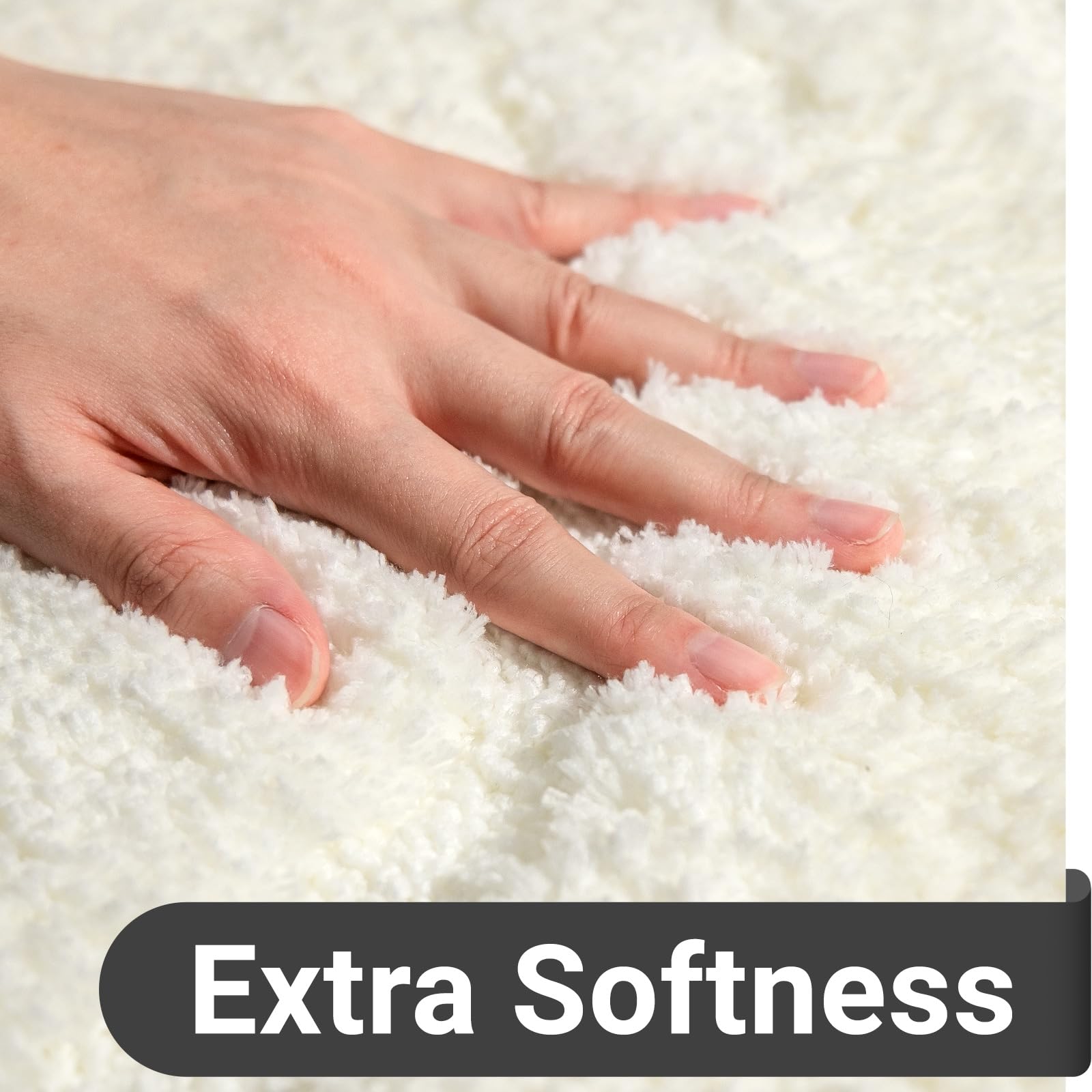 DEXDE high-pile microfiber rug offers plush, luxurious foot feel