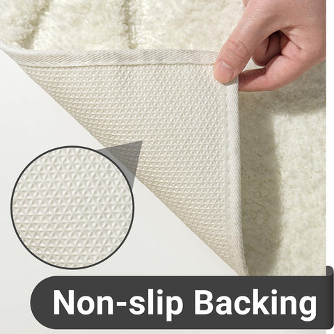 DEXDE modern design bath rug elevates home style