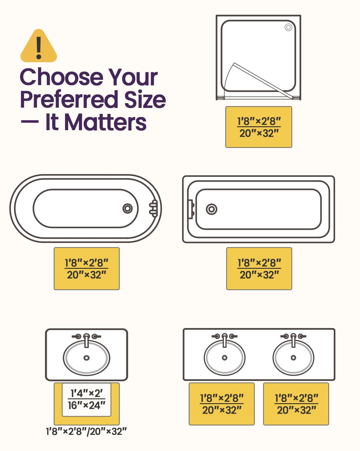 DEXI non-slip backing keeps the mat in place for safer steps.