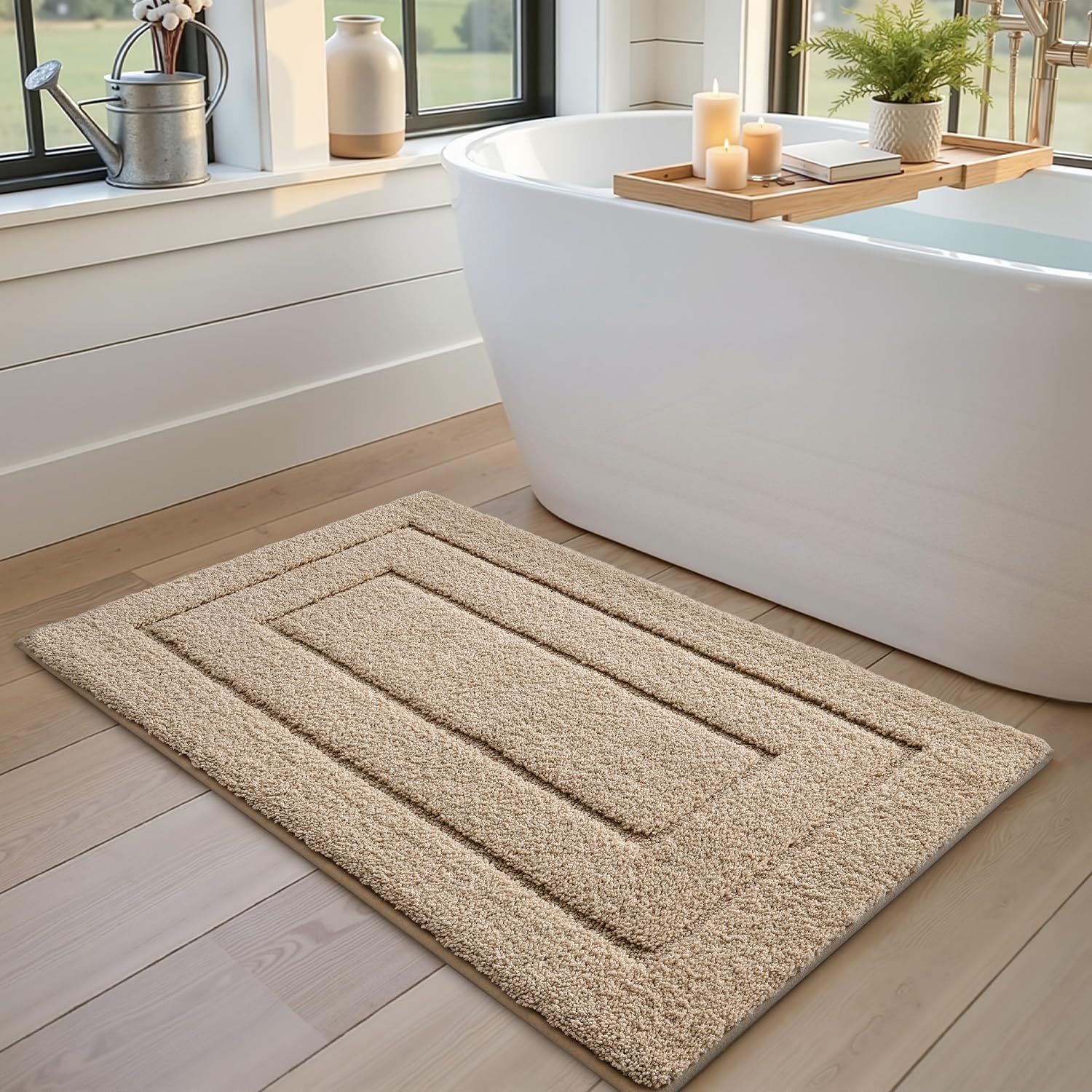 DEXI washable mat stays vibrant after cold water washes