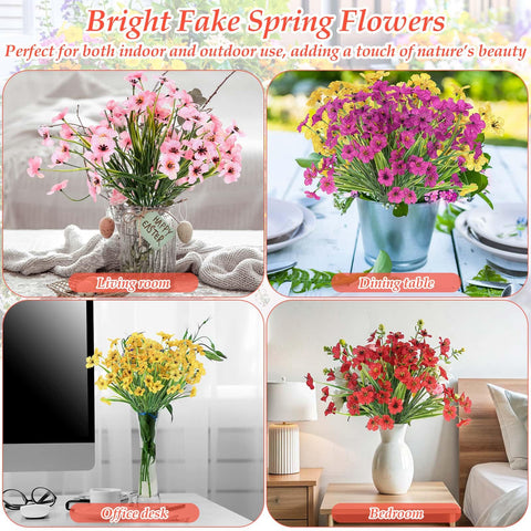 Dexpinzo hanging basket flowers brighten a porch with flexible stems.