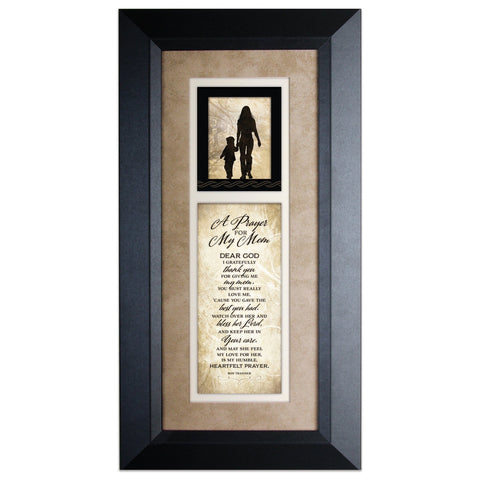 Dexsa A Prayer for My Mom wall plaque, 8x16, ideal for living room display.