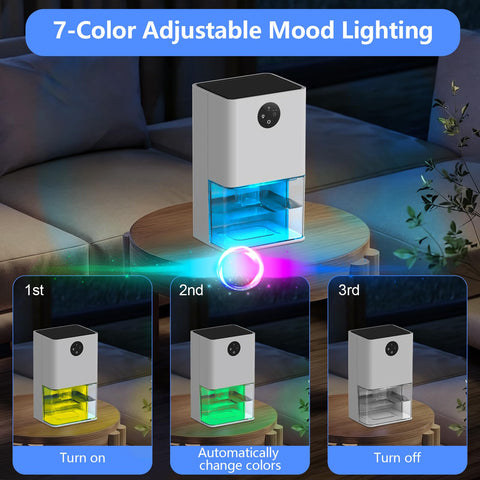 Deyagoo dehumidifier portable design fits shelves, closets, and travel spaces.