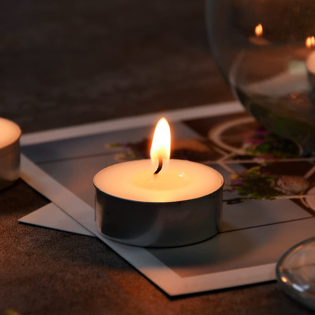 DEYBBY tealights for meditation spaces promote calm focus.