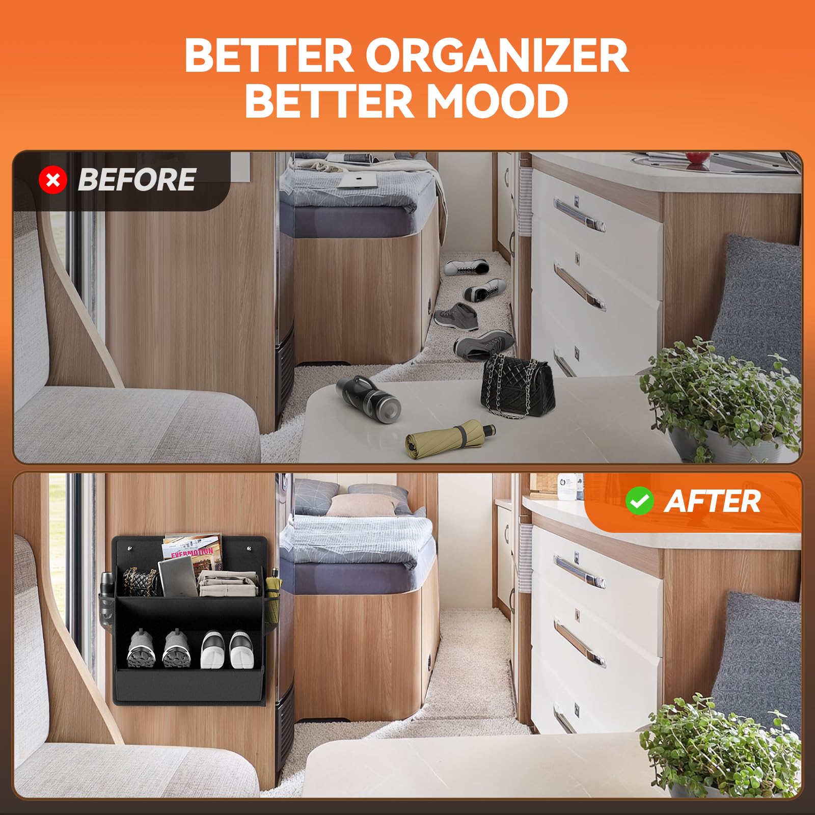 DEYILIAN narrow-space design maximizes closet storage in small rooms