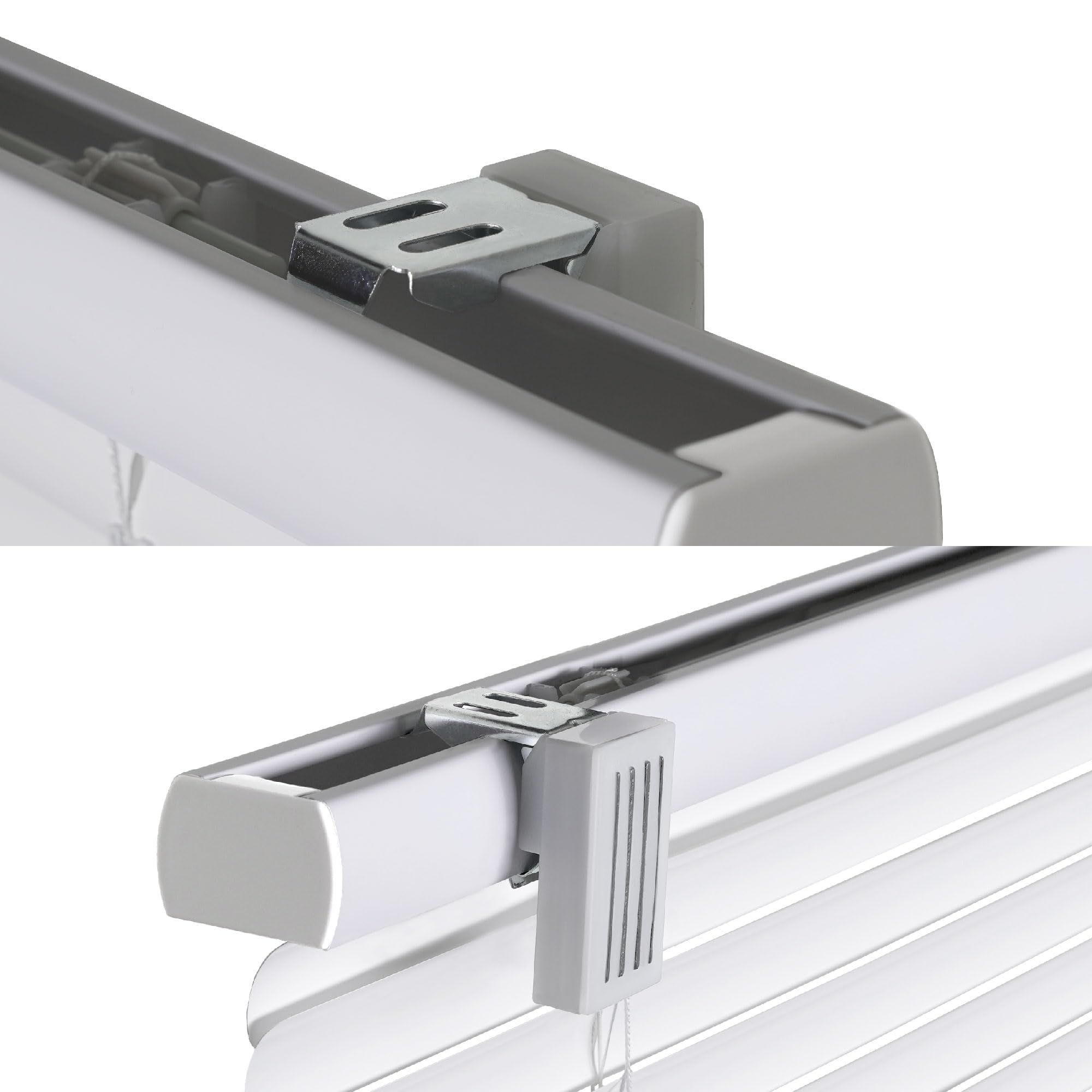 DEZ FURNISHINGS one-piece headrail eliminates clip failures for smoother setup.