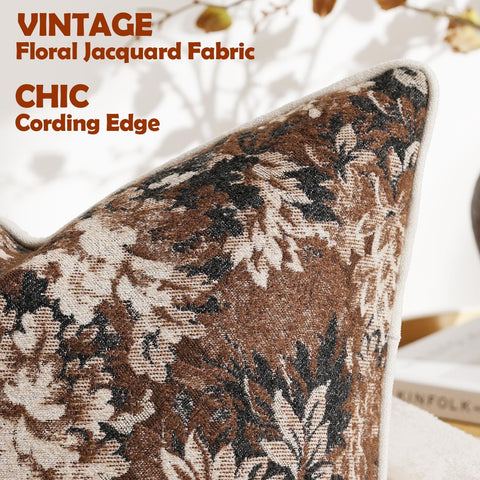 DEZENE chenille pillow cover 20x20 offers plush softness for cozy couches.