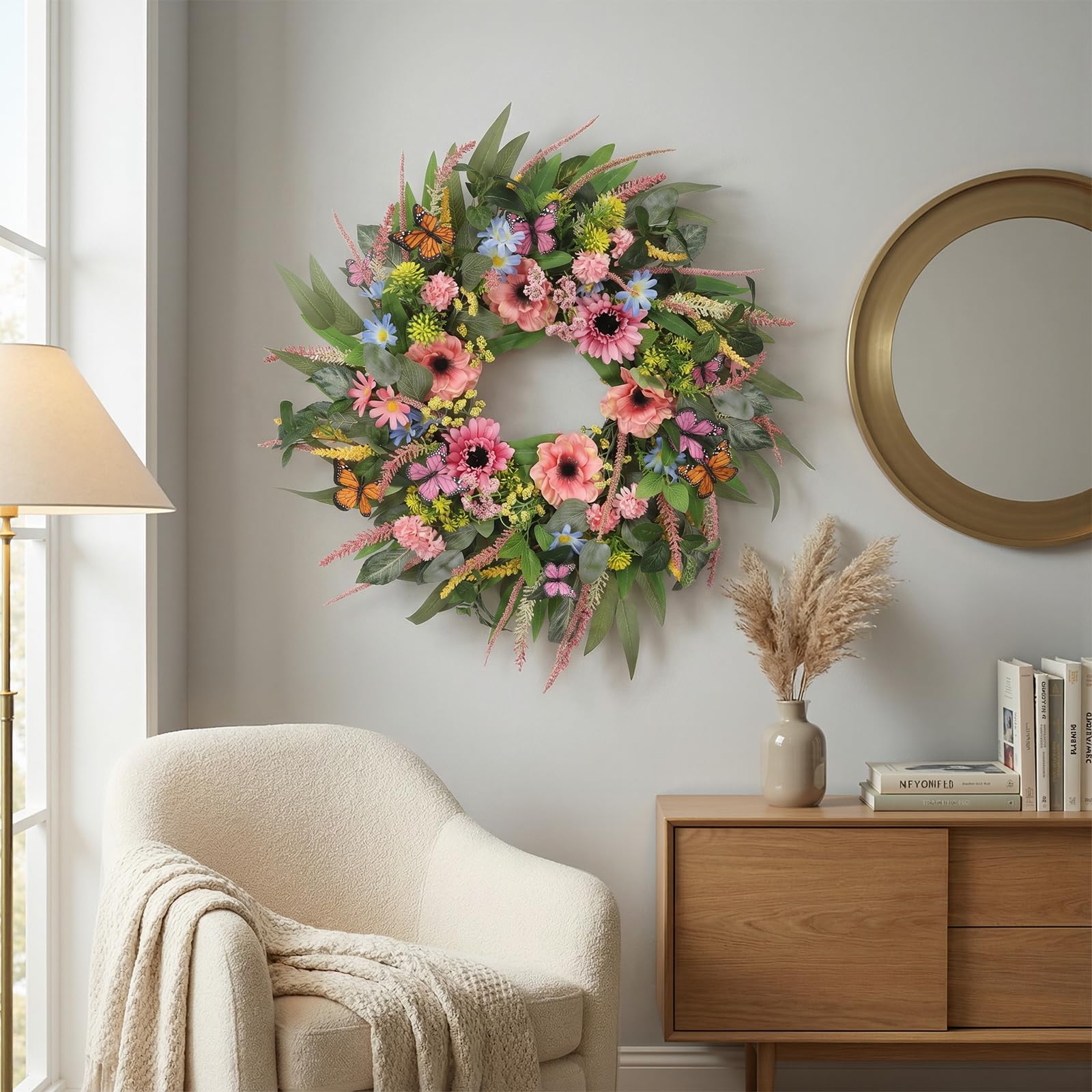 DFRREN indoor-outdoor year-round decor that maintains color and structure.