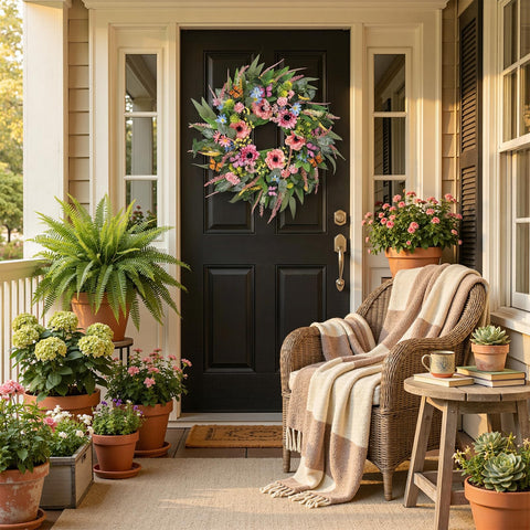 DFRREN ready-to-hang design simplifies decorating right away.