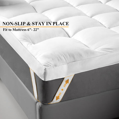 DG Extrathick Fitted Topper breathable cooling helps regulate temperature overnight