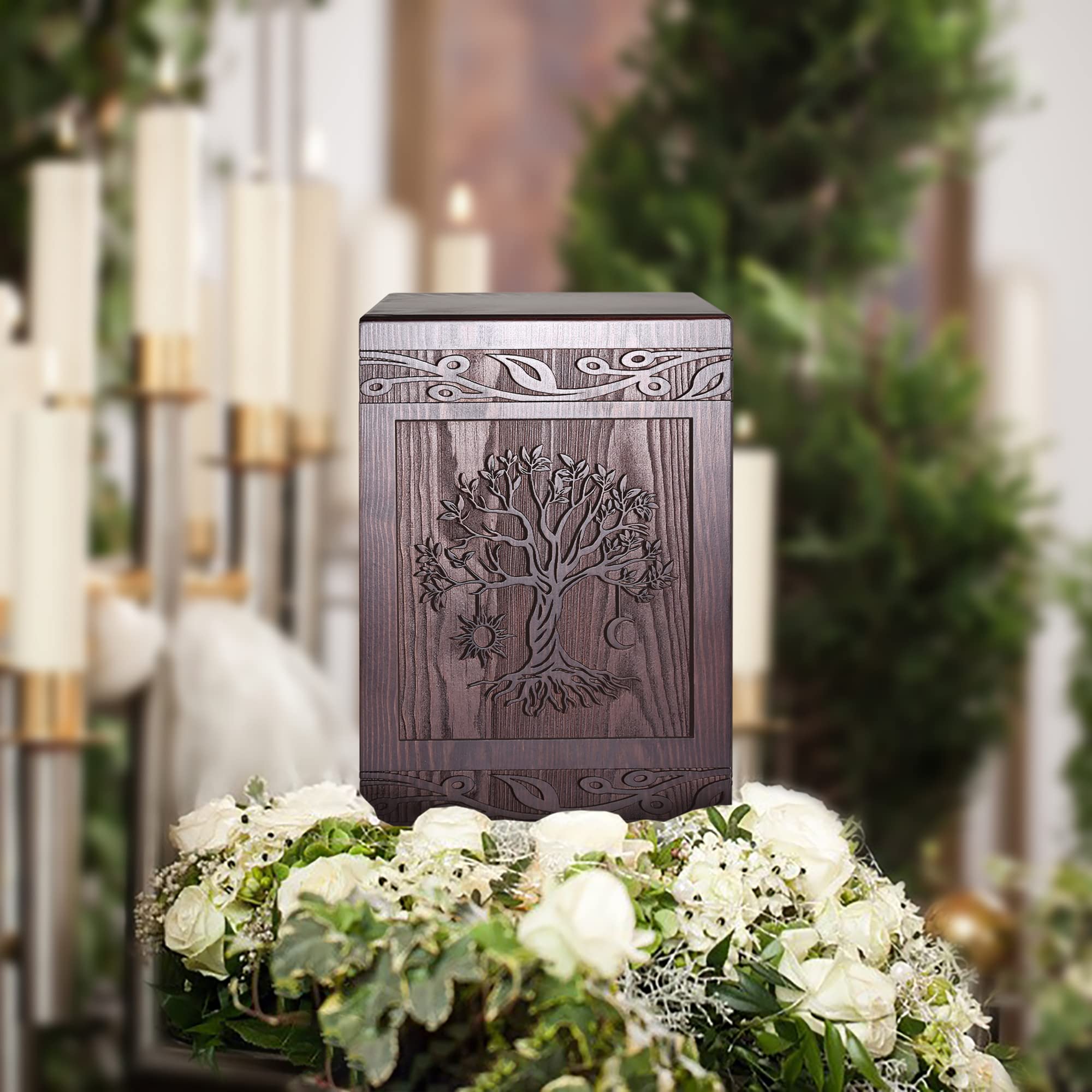 DGDCDV Carved urn ornamental detail captures craftsmanship and timeless appeal.
