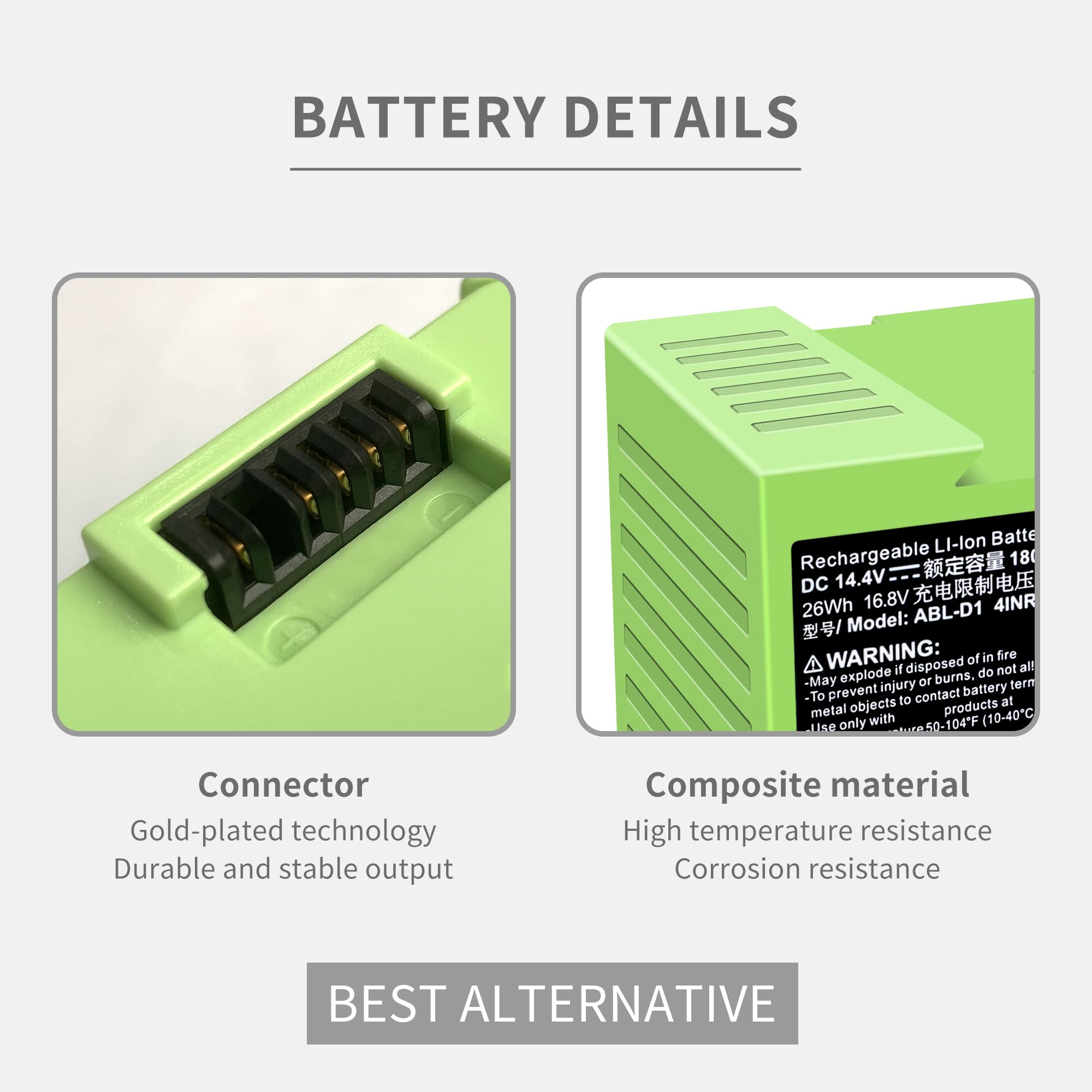 DGFTB packaging lists compatible Roomba models for quick replacement