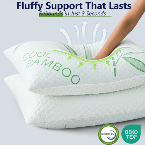 DGPEAR adjustable shredded memory foam fill for personalized loft.