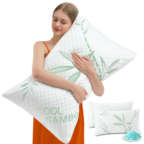 DGPEAR cooling pillow two-pack in box, ready for cooling comfort.
