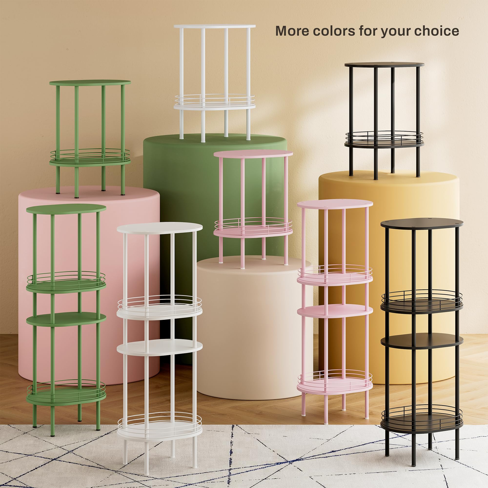 DGSANDGO pink small-space end table perfect for apartment layouts and quick access.