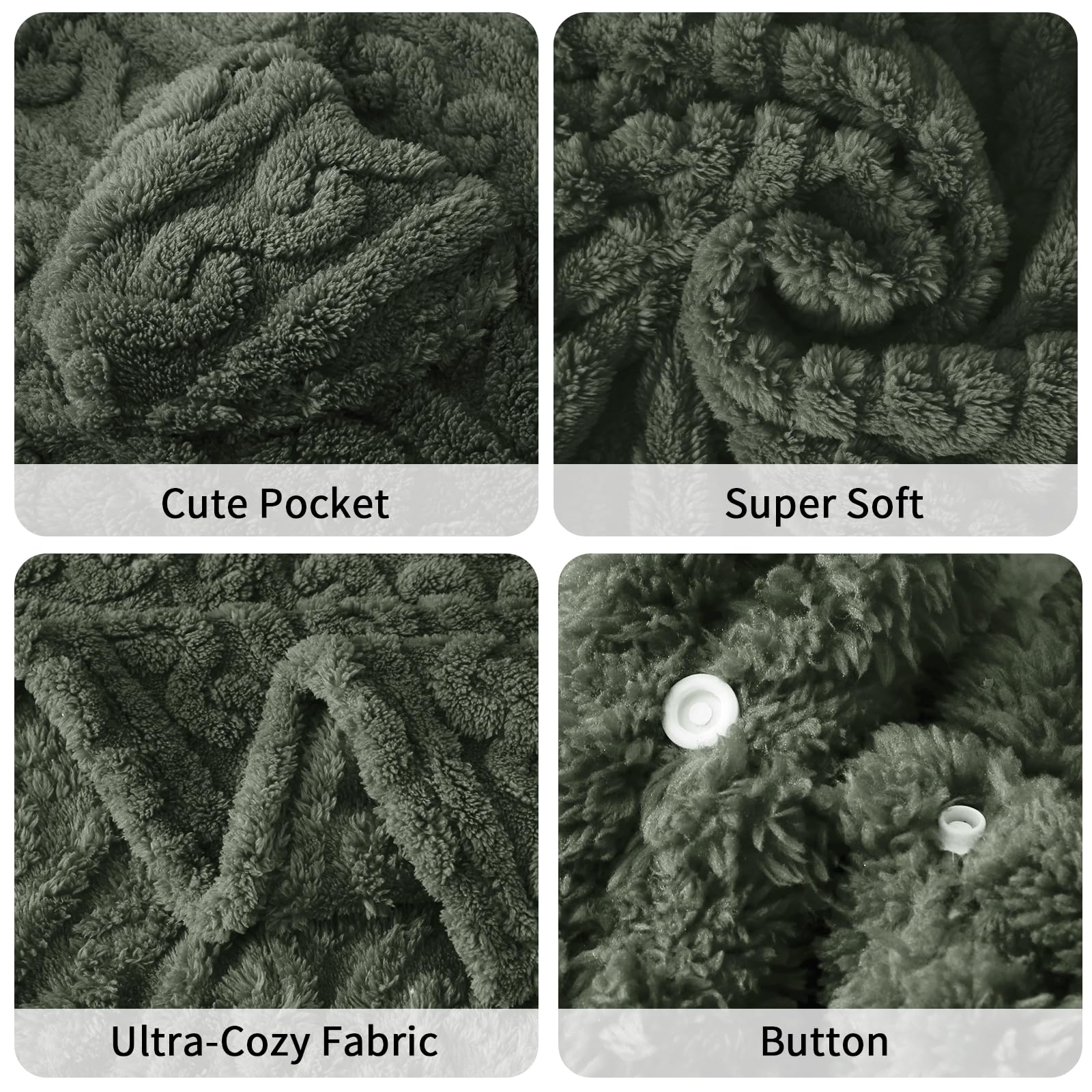 Dgsfmi wearable blanket doubles as sofa or travel companion.