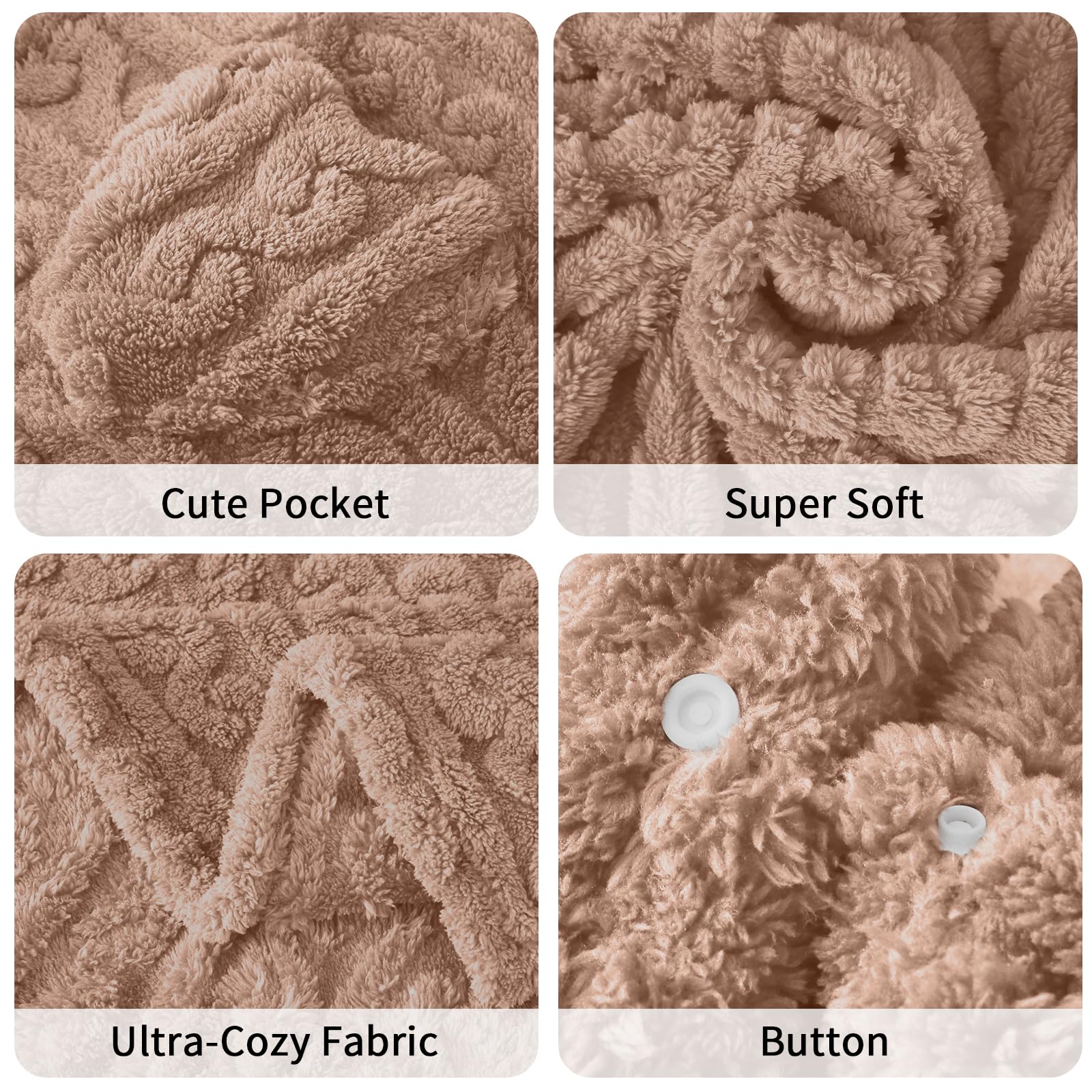 Dgsfmi travel friendly wearable wrap for comfortable trips.