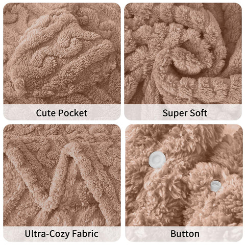 Dgsfmi travel friendly wearable wrap for comfortable trips.