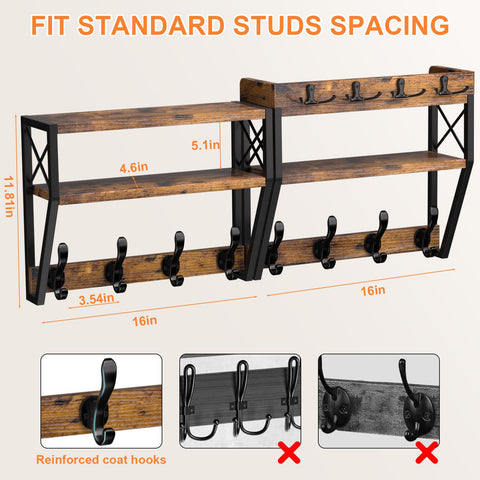 Dhmkfly mail holder and shelf help keep mail and small items tidy.