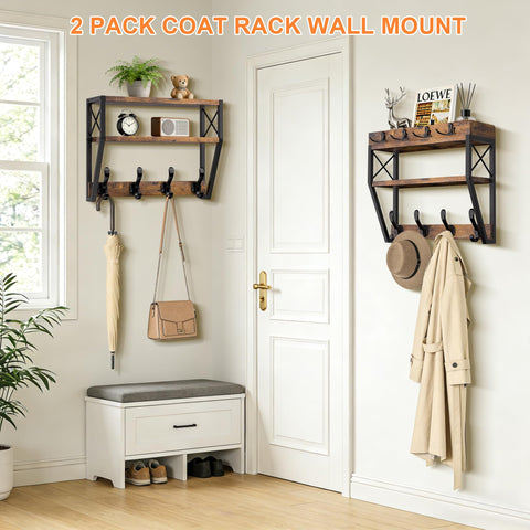 Dhmkfly rustic black industrial finish complements modern decor.