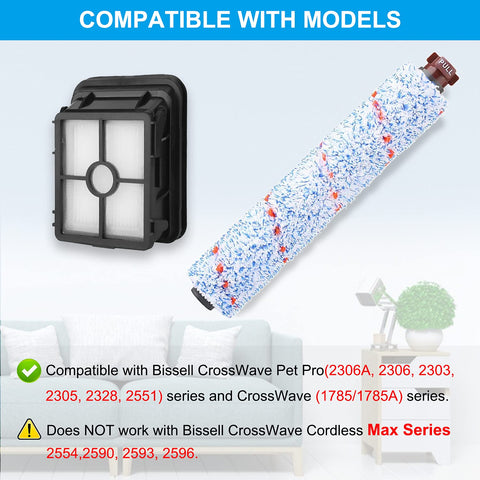Dhoua CrossWave filters four pack to maintain suction and soil capture