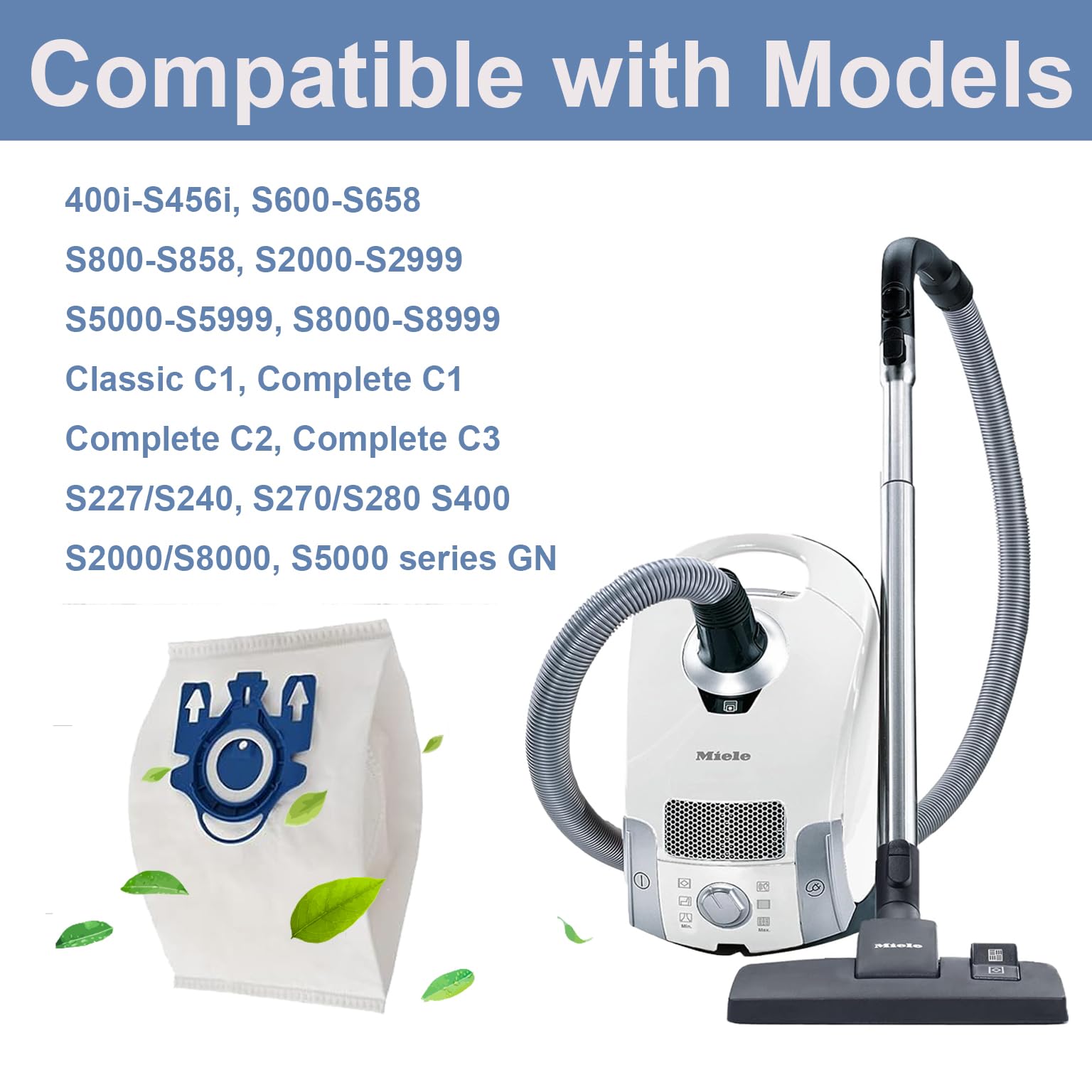 Dhoua motor protection filters safeguard Miele vacuums during use.
