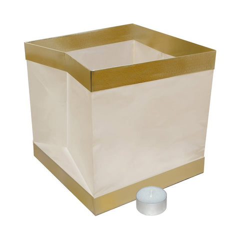 Diagtree lantern at dusk emits a gentle, inviting glow.