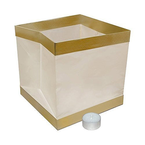Diagtree tea candle inside lantern provides warm light