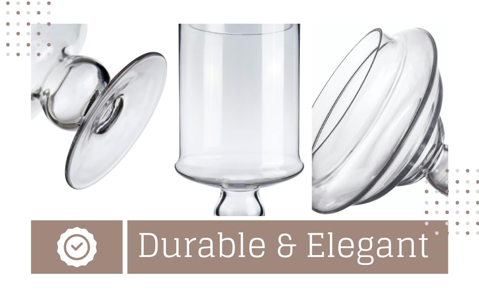 Diamond Star 88oz capacity jar, ideal candy buffet or party storage.