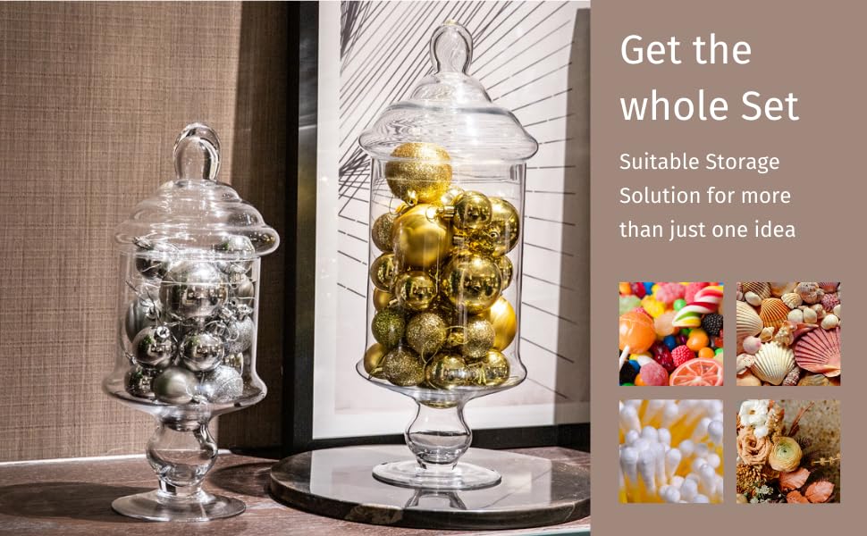 Diamond Star jar filled with leaves or pine cones for seasonal ambiance.