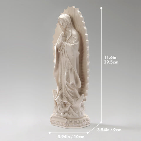 DICAFU Our Lady close-up detail highlights craftsmanship for admiration