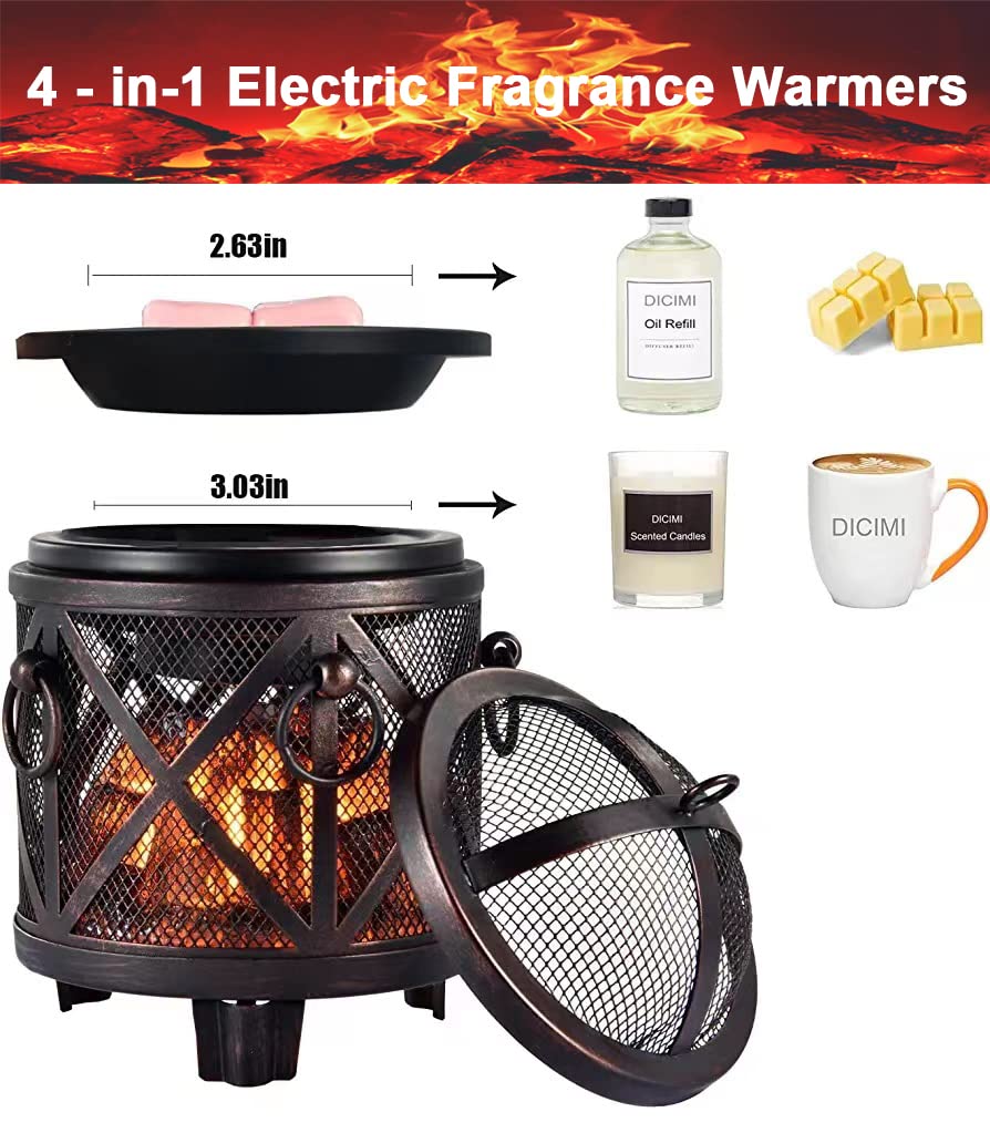 Dicimi 4-in-1 electric wax melter for versatile scent diffusion