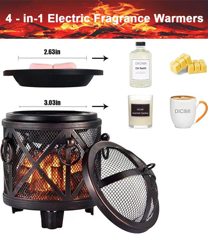 Dicimi 4-in-1 electric wax melter for versatile scent diffusion