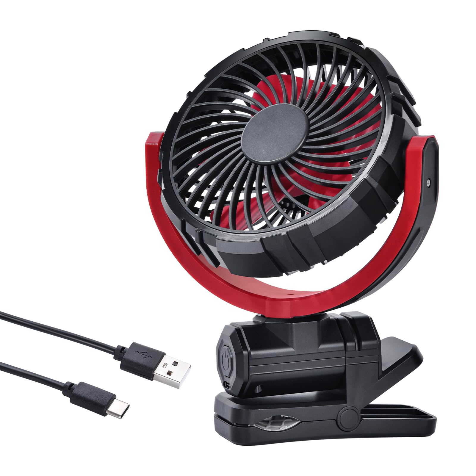 DICMKY compact portable USB fan for easy in-car use