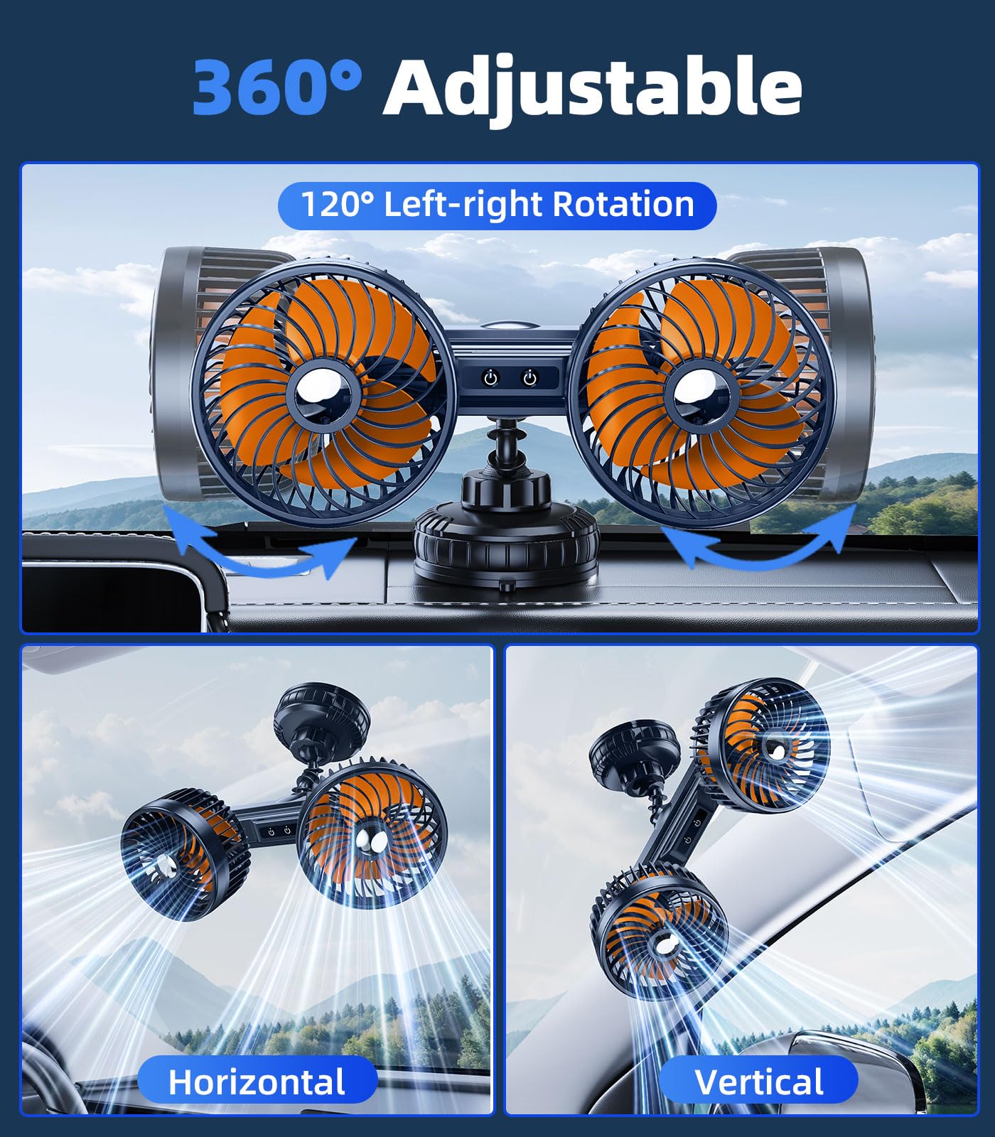 DICMKY nano-adhesive suction cup provides secure mounting.