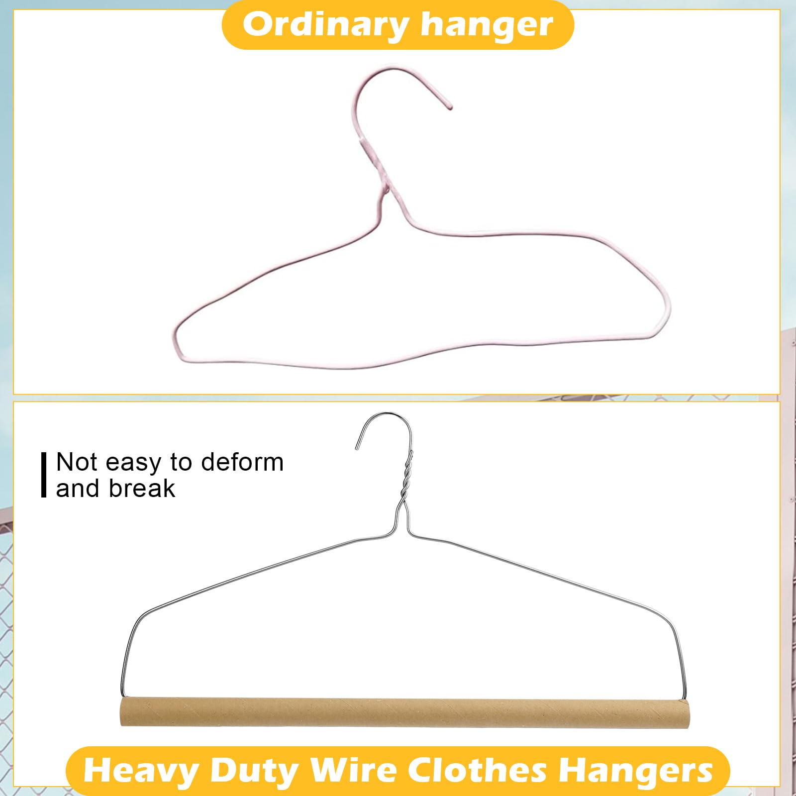 Heavy-duty Didaey hangers in use with curtains and blankets.
